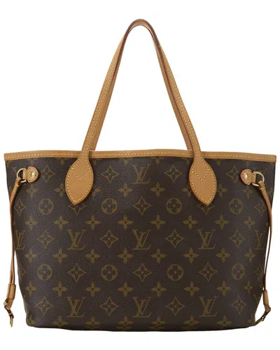 Louis Vuitton Brown Monogram Canvas Neverfull Pm (authentic Pre-loved)