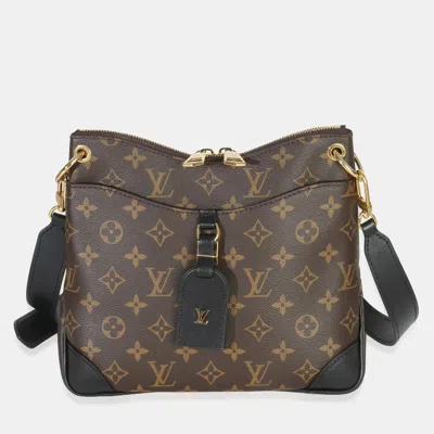 Pre-owned Louis Vuitton Brown Monogram Canvas Odeon Pm Nm