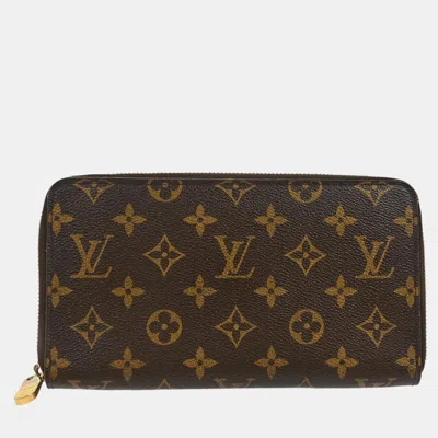 Pre-owned Louis Vuitton Monogram Organizer Zippy Wallet