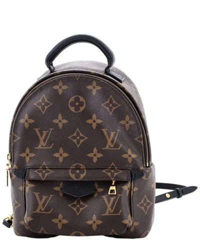 Pre-owned Louis Vuitton Brown Monogram Canvas Palm Springs Backpack Mini (authentic Pre-  Loved)