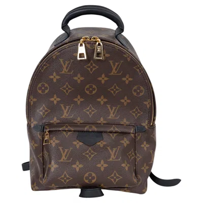 Pre-owned Louis Vuitton Brown Monogram Canvas Palm Springs Pm Backpack Bag