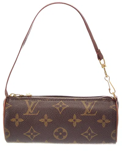 Louis Vuitton Brown Monogram Canvas Papillon Pochette (authentic Pre-loved)