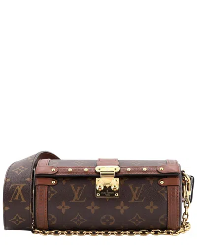 Pre-owned Louis Vuitton Brown Monogram Canvas Papillon Trunk