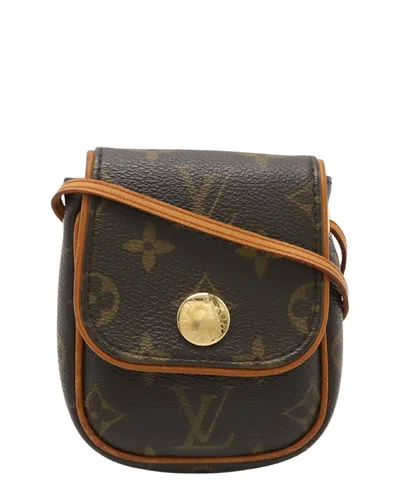 Pre-owned Louis Vuitton Brown Monogram Canvas Pochette Cancun (authentic Pre-loved)