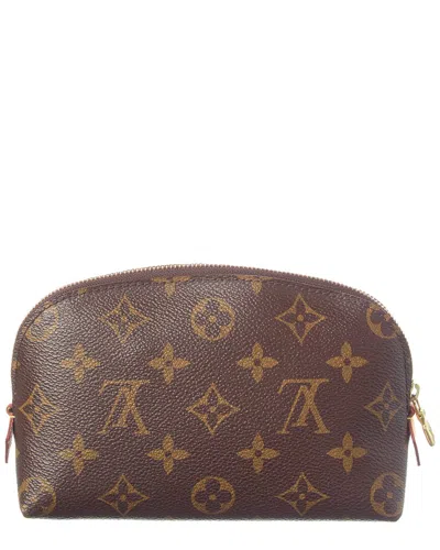 Pre-owned Louis Vuitton Brown Monogram Canvas Pochette Cosmetic (authentic Pre-loved)