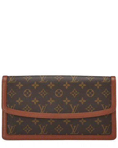 Louis Vuitton Brown Monogram Canvas Pochette Dam Gm (authentic Pre-loved)