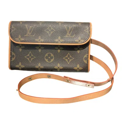 Pre-owned Louis Vuitton Brown Monogram Canvas Pochette Pouch Shoulder Bag ()