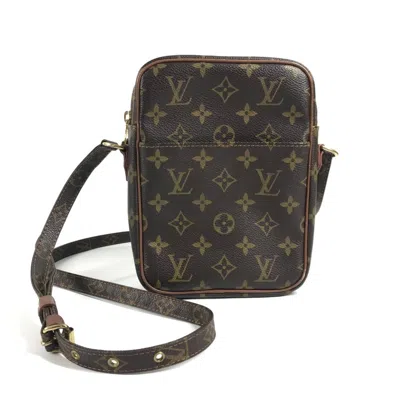 Pre-owned Louis Vuitton Brown Monogram Canvas Pochette Shoulder Bag ()