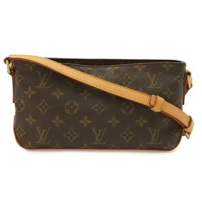 Pre-owned Louis Vuitton Brown Monogram Canvas Pochette Shoulder Bag ()