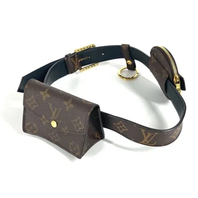 Pre-owned Louis Vuitton Brown Monogram Canvas Pouch Sling Bag ()