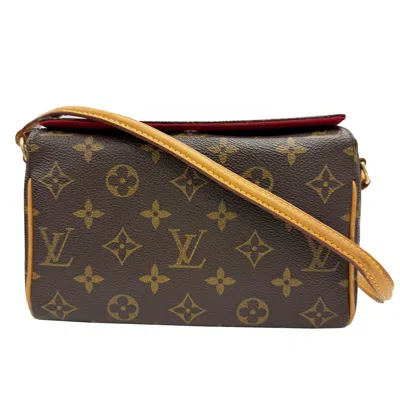 Pre-owned Louis Vuitton Brown Monogram Canvas Pvc Shoulder Bag ()