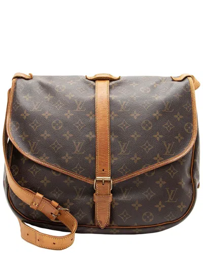 Louis Vuitton Brown Monogram Canvas Saumur 35 (authentic Pre-loved)