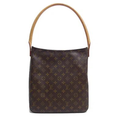 Pre-owned Louis Vuitton Brown Monogram Canvas Shoulder Bag ()
