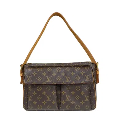 Pre-owned Louis Vuitton Brown Monogram Canvas Shoulder Bag ()