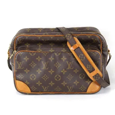 Pre-owned Louis Vuitton Brown Monogram Canvas Shoulder Bag ()