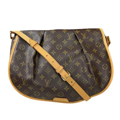 Pre-owned Louis Vuitton Brown Monogram Canvas Shoulder Bag ()