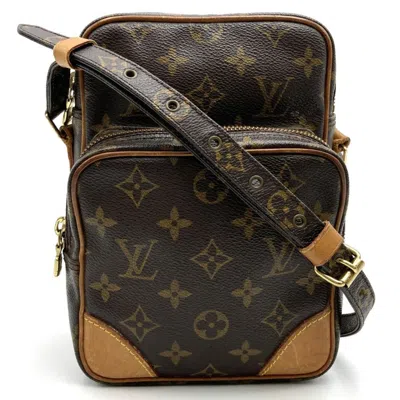 Pre-owned Louis Vuitton Brown Monogram Canvas Shoulder Bag ()