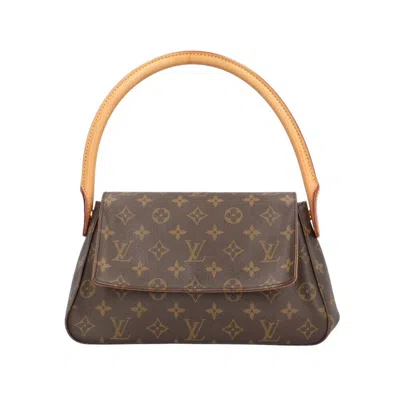 Pre-owned Louis Vuitton Brown Monogram Canvas Shoulder Bag ()