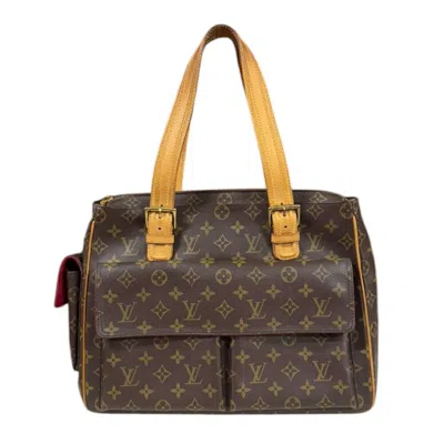 Pre-owned Louis Vuitton Brown Monogram Canvas Shoulder Bag ()