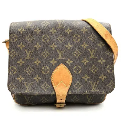 Pre-owned Louis Vuitton Brown Monogram Canvas Shoulder Bag ()