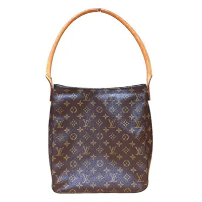 Pre-owned Louis Vuitton Brown Monogram Canvas Shoulder Bag ()