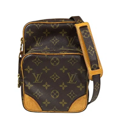 Pre-owned Louis Vuitton Brown Monogram Canvas Shoulder Bag ()