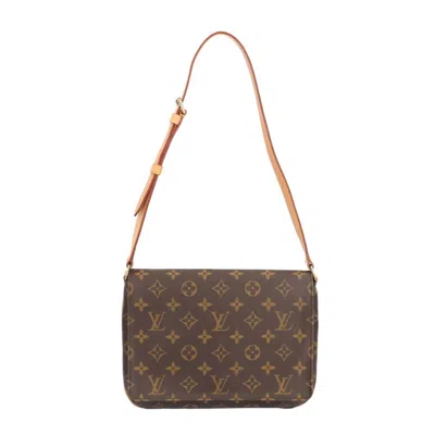 Pre-owned Louis Vuitton Brown Monogram Canvas Shoulder Bag ()