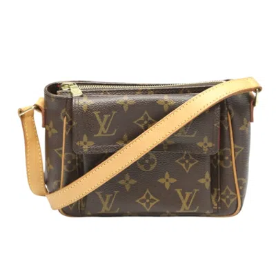 Pre-owned Louis Vuitton Brown Monogram Canvas Shoulder Bag ()
