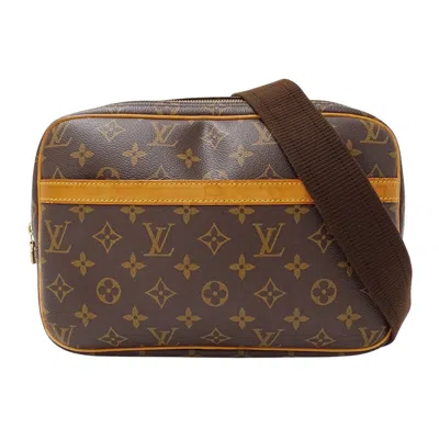 Pre-owned Louis Vuitton Brown Monogram Canvas Shoulder Bag ()