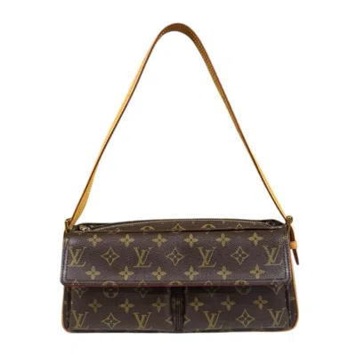 Pre-owned Louis Vuitton Brown Monogram Canvas Shoulder Bag ()