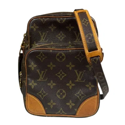 Pre-owned Louis Vuitton Brown Monogram Canvas Shoulder Bag ()