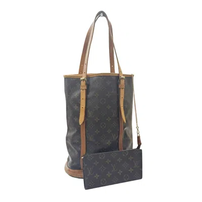 Pre-owned Louis Vuitton Brown Monogram Canvas Shoulder Bag Tote Bag ()