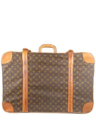 Pre-owned Louis Vuitton Brown Monogram Canvas Stratos 60 Travel Bag - '80s (authentic Pre-loved)