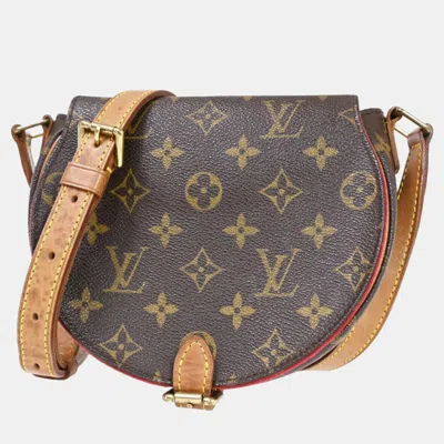 Pre-owned Louis Vuitton Brown Monogram Canvas Tambourine Shoulder Bag