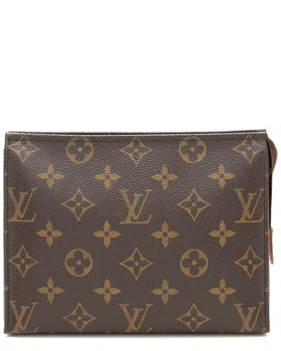 Pre-owned Louis Vuitton Brown Monogram Canvas Toiletry Pouch 19 (authentic Pre-loved)