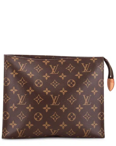 Pre-owned Louis Vuitton Brown Monogram Canvas Toiletry Pouch 26 (authentic Pre-loved)