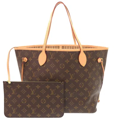 Pre-owned Louis Vuitton Brown Monogram Canvas Tote Bag ()