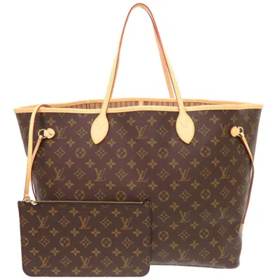 Pre-owned Louis Vuitton Brown Monogram Canvas Tote Bag ()