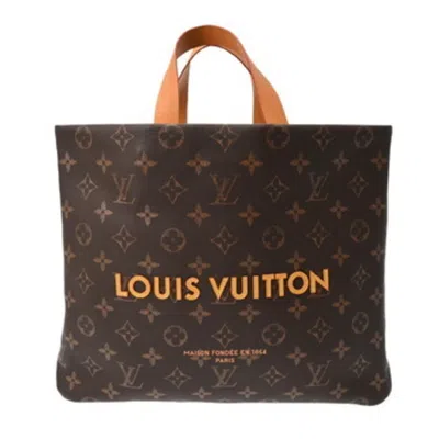 Pre-owned Louis Vuitton Brown Monogram Canvas Tote Bag ()