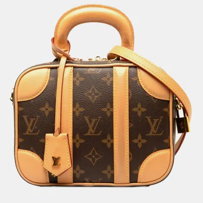 Pre-owned Louis Vuitton Brown Monogram Canvas Valisette Bb Top Handle Bag