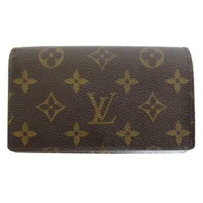 Pre-owned Louis Vuitton Brown Monogram Canvas Wallet (bi-fold) ()