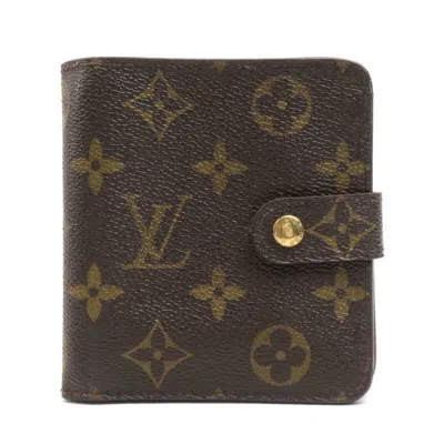 Pre-owned Louis Vuitton Brown Monogram Canvas Wallet (bi-fold) ()