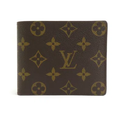 Pre-owned Louis Vuitton Brown Monogram Canvas Wallet (bi-fold) ()