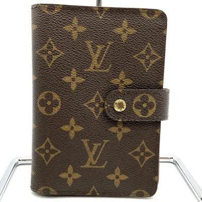 Pre-owned Louis Vuitton Brown Monogram Canvas Wallet (bi-fold) ()