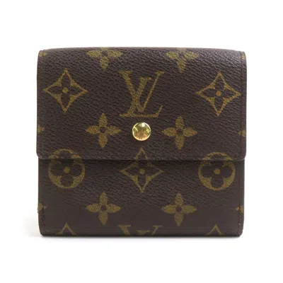 Pre-owned Louis Vuitton Brown Monogram Canvas Wallet (bi-fold) ()