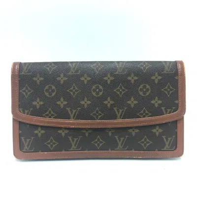 Pre-owned Louis Vuitton Brown Monogram Clutch Bag Pochette Pouch ()