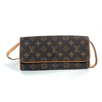 Pre-owned Louis Vuitton Brown Monogram Clutch Bag Pochette Shoulder Bag ()