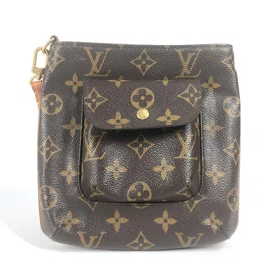Pre-owned Louis Vuitton Brown Monogram Clutch Bag Pouch ()