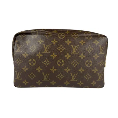 Pre-owned Louis Vuitton Brown Monogram Clutch Bag Pouch ()