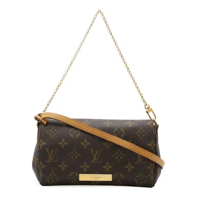 Pre-owned Louis Vuitton Brown Monogram Clutch Bag Pouch Shoulder Bag ()